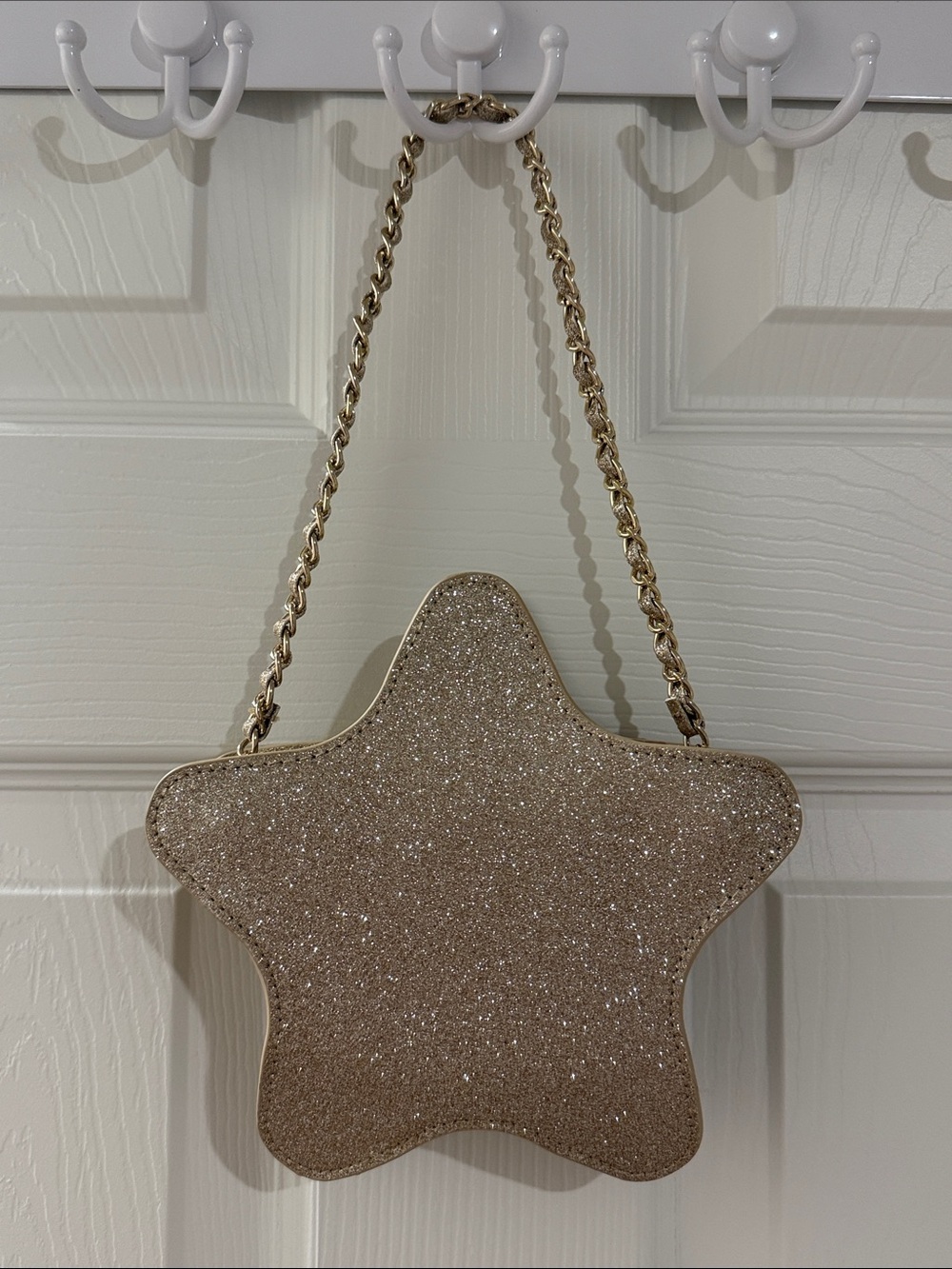 Janie & Jack x American Girl Glitter Star Chain Shoulder Bag - Gold